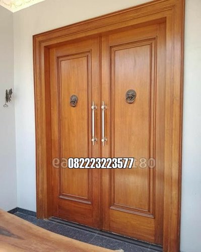 Pintu Jati Jepara Model Minimalis Terbaru