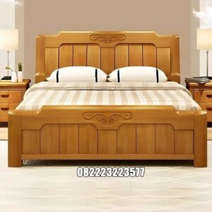 Dipan Kayu Jati Minimalis Terbaru Ukuran Jumbo