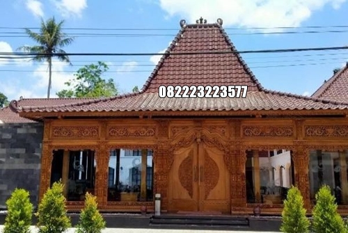 Rumah Joglo Jati Jepara Ukuran 10 x 12 Meter