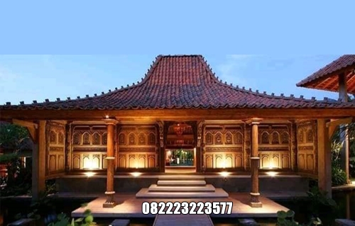 Rumah Joglo Kayu Jati Ukir Jepara