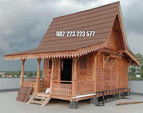 Rumah Kayu Jati Ukuran 4 x 7 Meter