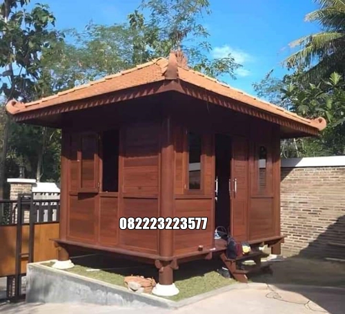 Rumah Kayu Kecil Ukuran 3 x 3 Meter