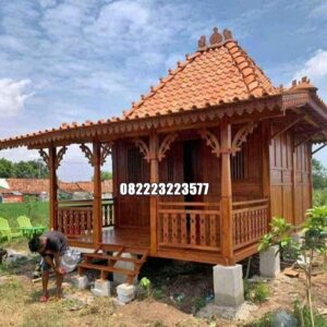 Rumah Kayu Panggung Ukuran 4 x 6 Meter