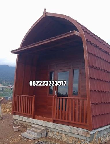 Rumah Lumbung Kayu Jati Ukuran 4 x 6 Meter