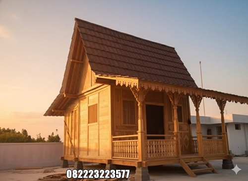Rumah Kayu Jati Jepara Ukuran 4 x 6 Meter